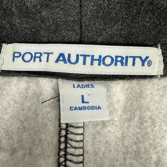 Port Authority Ladies Charcoal Blazer Usborne Books Logo Size L - Picture 4 of 7
